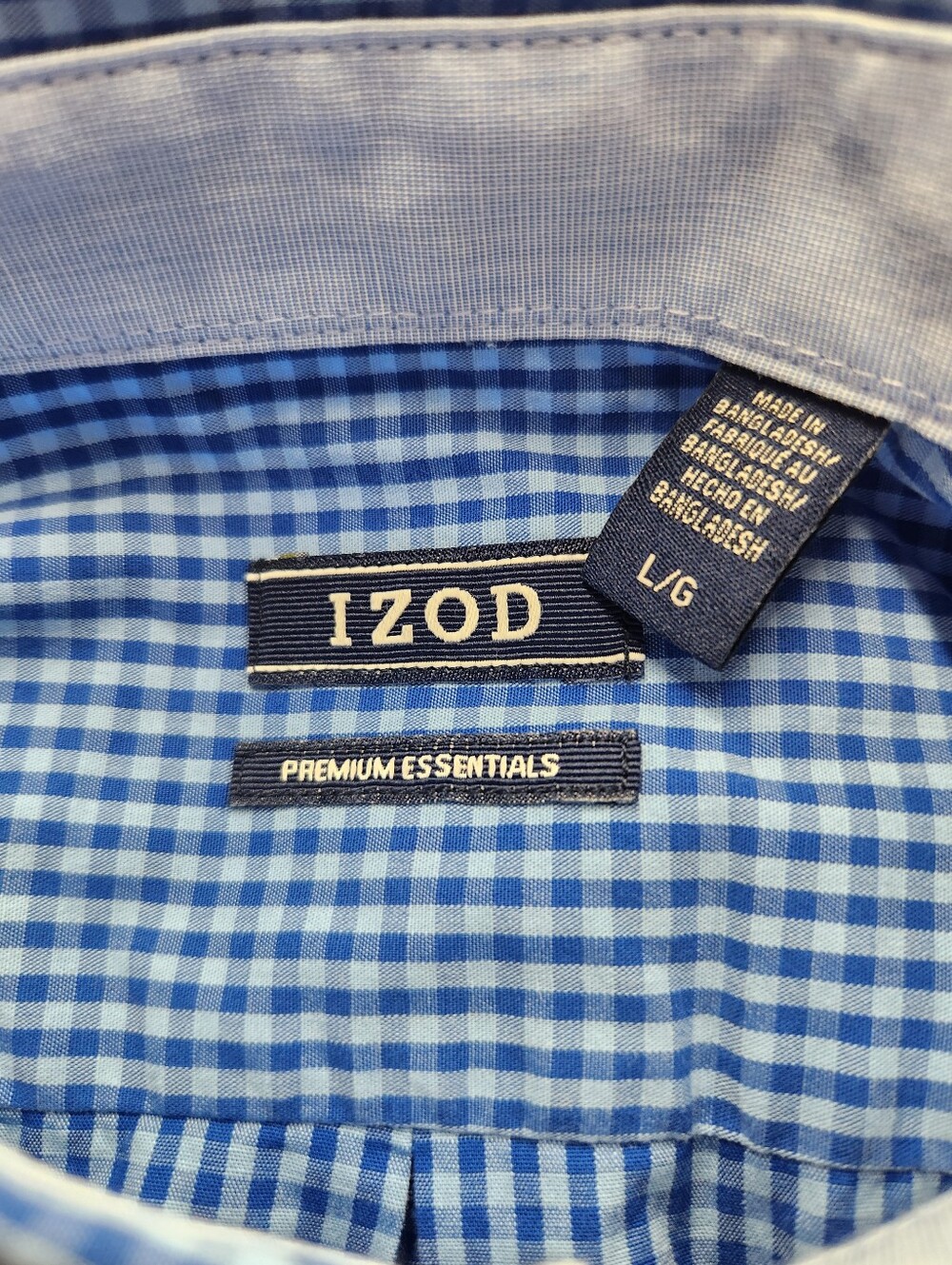 IZOD Premium Essentials Men’s L Plaid Button-Down Long Sleeve Shirts Lot of 3 - Picture 8 of 16